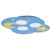 Image de Lindby Plafonnier Thorke à intensité variable en Bleu Métal e. a. pour Chambre d'enfant (à 3 lampes, GX53) enfants plafonnier lampe