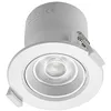 Image de PRIOS LED Spot encastrable à intensité variable (Moderne) en Blanc Aluminium e. a. pour Salon & Salle manger (1 lampe,à), Projecteur lampe plafonnier applique