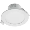 Image de PRIOS LED Spot encastrable Rida à intensité variable (Moderne) en Blanc Aluminium e. a. pour Salle de bain (1 lampe,à), Projecteur lampe plafonnier applique