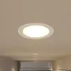 Image de Prios spot encastrable LED Rida, blanc. Ø 19 cm, CCT, IP44