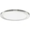 Image de PRIOS LED Plafonnier Aureka (Moderne) en Gris Aluminium e. a. pour Salon & Salle à manger (1 lampe,à), Eclairage Lampe Luminaire Plafond Eclerage Interieur