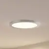 Image de Prios Plafonnier LED Aureka, Ø 33 cm, argent, métal