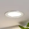 Image de Prios lampe encastrable LED Cadance, argent, 17 cm, CCT, IP44