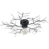 Image de Lindby Plafonnier Vetki à intensité variable (Moderne) en Noir Métal e. a. pour Salon & Salle manger (1 lampe,à E27), Luminaire Lampe Plafond Eclerage Eclairage Interieur