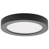 Image de PRIOS LED Plafonnier Edwina à intensité variable (Moderne) en Noir Aluminium e. a. pour Salle de bain (1 lampe,à), Eclairage Lampe Luminaire Plafond Eclerage