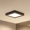 Image de Prios Plafonnier LED Alette, noir, 24 W, CCT, intensité variable