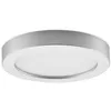 Image de PRIOS LED Plafonnier Edwina à intensité variable (Moderne) en Gris Aluminium e. a. pour Salle de bain (1 lampe,à), Eclairage Lampe Luminaire Plafond Eclerage