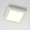 Image de Prios Plafonnier LED Alette, blanc, 22,7 cm, 18W, intensité variable