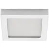 Image de PRIOS LED Plafonnier Alette à intensité variable (Moderne) en Gris Aluminium e. a. pour Salle de bain (1 lampe,à), Eclairage Lampe Luminaire Plafond Eclerage