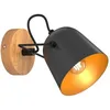 Image de Lindby Spot Adalin à intensité variable (Moderne) en Marron Bois e. a. pour Salon & Salle manger (1 lampe,à E14), Lampe encastrable plafonnier applique