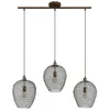 Image de Lindby Suspension Benja à intensité variable (Antique, Classic) en Noir Métal e. a. pour Salon & Salle manger (à 3 lampes E27) Luminaire Lampe Plafond Plafonnier