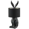 Image de Lindby Lampe à poser Lorentina (Moderne) en Noir Textile e. a. pour Salon & Salle manger (1 lampe,à E27), textile