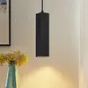 Image de Suspension PRIOS Neliyah, angulaire, noire, à 1 lampe, GU10