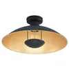 Image de Lindby Plafonnier Narisara à intensité variable (Moderne) en Noir Métal e. a. pour Salon & Salle manger (1 lampe,à E27), Luminaire Lampe Plafond Eclerage Eclairage Interieur