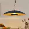 Image de Lindby Lampe à suspendre Narisara, Ø 80 cm, E27, noir-or
