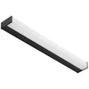 Image de Lindby LED Applique Murale Ulisan (Moderne) en Noir Aluminium e. a. pour Salle de bain (1 lampe,à), Luminaire salle Lampe WC