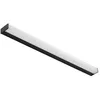 Image de Lindby LED Applique Murale Ulisan (Moderne) en Noir Aluminium e. a. pour Salle de bain (1 lampe,à), Luminaire salle Lampe WC