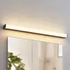 Image de Applique pour salle de bain LED Lindby Ulisan, 89 cm, noir, angulaire