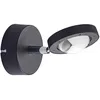 Image de LED Applique Murale Edonita (Moderne) en Noir Métal e. a. pour Salon & Salle à manger (1 lampe,à), Applique, Lampe Murale, Eclairage, Luminaire Mural