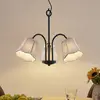 Image de Lucande Binta suspension, à 3 lampes, gris argenté