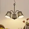 Image de Lucande Binta suspension, à trois lampes, noire