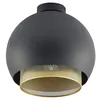 Image de Lucande Plafonnier Sivaniel à intensité variable (Moderne) en Noir Métal e. a. pour Salon & Salle manger (1 lampe,à E27), design plafonnier lampe