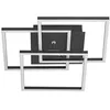Image de Lindby LED Plafonnier Qiana à intensité variable (Moderne) en Noir Aluminium e. a. pour Salon & Salle manger (à 3 lampes,), Eclairage Lampe Luminaire Plafond Eclerage