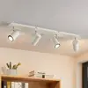 Image de Spot pour plafond Joffrey de Lindby, 80 cm, blanc, à 4 lampes, GU10