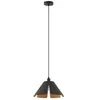 Image de Lucande Suspension Jemmily à intensité variable (Moderne) en Noir Aluminium e. a. pour Salon & Salle manger (1 lampe,à E14), design suspension lampe plafonnier