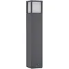 Image de Lucande Luminaire extérieur Dewari à intensité variable (Moderne) en Gris Aluminium (1 lampe,à E27), Borne lumineuse borne luminaire pour socle