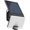 Image de PRIOS LED Applique Murale Solaire Yahir (Moderne) en Noir (1 lampe,à), Lampe Borne Lumineuse Exterieur Eclairage Jardin