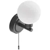 Image de Lindby Applique Murale Zaniba à intensité variable (Moderne) en Noir Métal e. a. pour Salon & Salle manger (1 lampe,à G9), Luminaire salle de bain Lampe WC