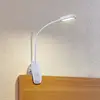 Image de Prios lampe à pince LED Najari, hauteur 51 cm, blanc, batterie, USB