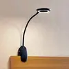 Image de Prios lampe à pince LED Harumi, noir, batterie, USB, 51 cm