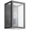 Image de Lindby Applique Exterieur Giavanna à intensité variable (Moderne) en Noir Aluminium (1 lampe,à E27), Murale Luminaire Lampe Jardin Eclairage