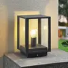 Image de Lindby, luminaire pour socle Giavanna, 29 cm, anthracite, IP44, E27