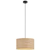 Image de Envostar Suspension Veneer à intensité variable en Marron Bois e. a. pour Salon & Salle manger (1 lampe,à E27), bois suspension lampe plafonnier