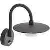 Image de Lucande Applique extérieure Zamalino à intensité variable (Moderne) en Noir Aluminium (1 lampe,à GX53), pour mur extérieur/façade de maison terrasse und balcon