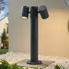 Image de Lucande, luminaire pour socle, Maloney, 50 cm, anthracite, IP54