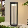 Image de Prios, borne lumineuse LED Gamion, 60 cm, anthracite, métal, IP54