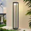 Image de Prios, borne lumineuse LED Gamion, 90 cm, anthracite, métal, IP54