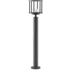 Image de Lucande Luminaire extérieur Berenike à intensité variable (Moderne) en Gris Aluminium (1 lampe,à GX53), Borne lumineuse borne luminaire pour socle