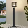 Image de Lucande Borne lumineuse Bérénice, 85 cm, gris foncé, métal, GX53
