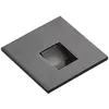 Image de LED Projecteur encastrable dans le mur Vexi à intensité variable (Moderne) en Noir Aluminium e. a. pour Salon & Salle manger (1 lampe,à)