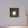 Image de Arcchio Lampe encastrable LED Vexi, 7,5 cm x 7,5 cm, noir, CCT