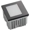 Image de LED Applique extérieure Zamo à intensité variable (Moderne) en Noir Aluminium e. a. pour Couloir (1 lampe,à), encastrable l’extérieur applique mur extérieur/mur de la maison