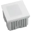 Image de LED Applique extérieure Zamo à intensité variable (Moderne) en Blanc Aluminium e. a. pour Couloir (1 lampe,à), encastrable l’extérieur applique mur extérieur/mur de la maison