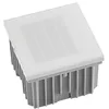 Image de LED Applique extérieure Zamo à intensité variable (Moderne) en Blanc Aluminium e. a. pour Couloir (1 lampe,à), encastrable l’extérieur applique mur extérieur/mur de la maison