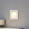 Image de Arcchio Applique encastrable LED Zamo, paralume, blanc, métal, IP65