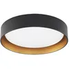 Image de Lindby LED Plafonnier Gracjan à intensité variable (Moderne) en Noir e. a. pour Salon & Salle manger (1 lampe,à), Eclairage Lampe Luminaire Plafond Eclerage
